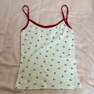 Brandy Melville Cherry Print Camisole Top